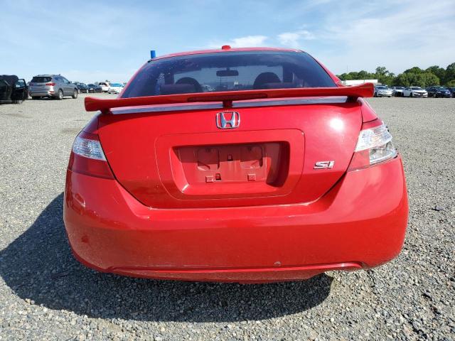 2HGFG21548H706442 - 2008 HONDA CIVIC SI RED photo 6