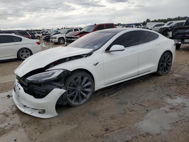 5YJSA1E22LF396153 - 2020 TESLA MODEL S WHITE photo 1