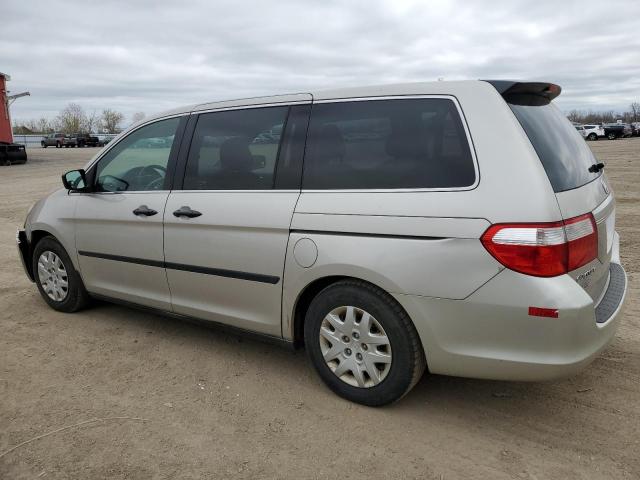 5FNRL38276B504643 - 2006 HONDA ODYSSEY LX SILVER photo 2