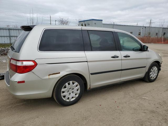 5FNRL38276B504643 - 2006 HONDA ODYSSEY LX SILVER photo 3