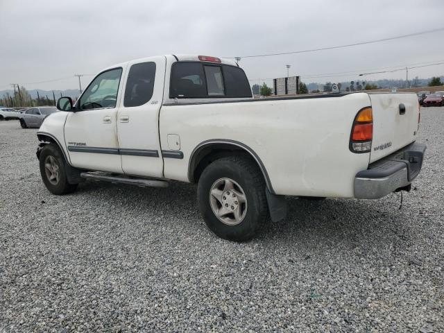 5TBRT3418YS024647 - 2000 TOYOTA TUNDRA ACCESS CAB თეთრი ფოტო 2