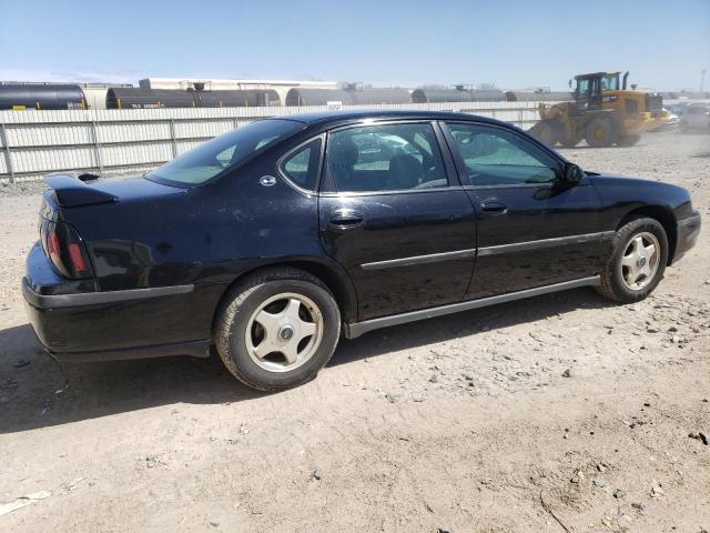 2G1WF52E249243294 - 2004 CHEVROLET IMPALA BLACK photo 3