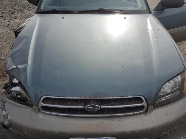 4S3BH675327649727 - 2002 SUBARU LEGACY OUTBACK AWP 绿色 照片 11