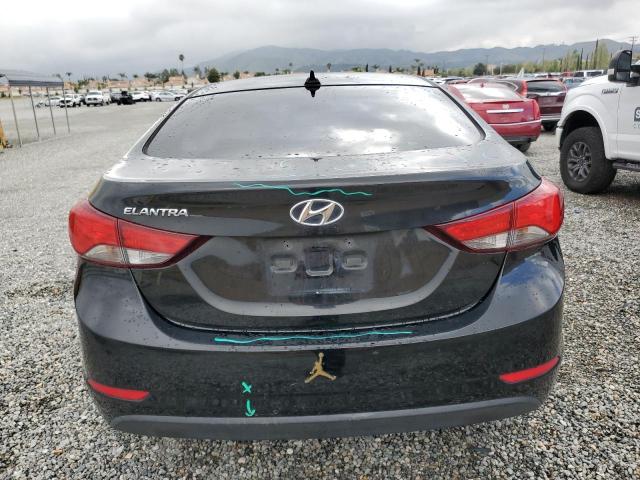 5NPDH4AEXGH708233 - 2016 HYUNDAI ELANTRA SE BLACK photo 6