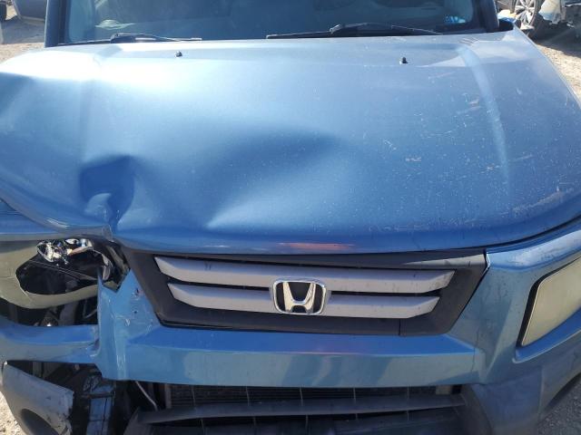 5J6YH28777L002906 - 2007 HONDA ELEMENT EX BLUE photo 11