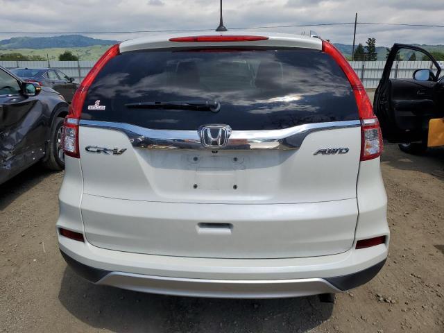 5J6RM4H74FL007121 - 2015 HONDA CR-V EXL WHITE photo 6