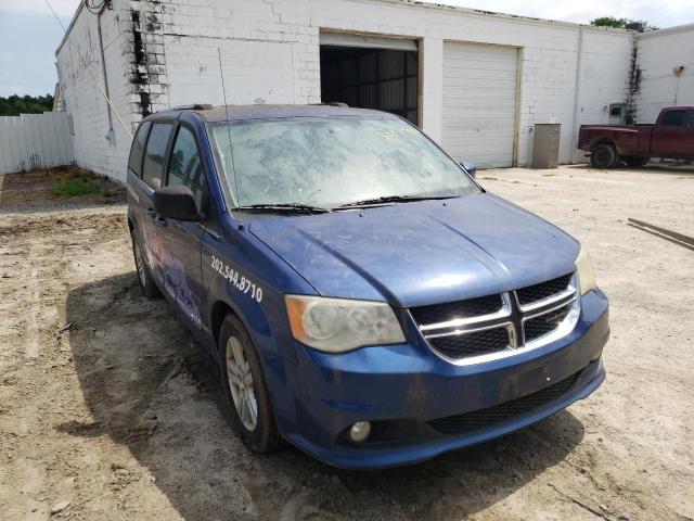 2D4RN5DG9BR654794 - 2011 DODGE GRD CARAVA CREW BLUE photo 1