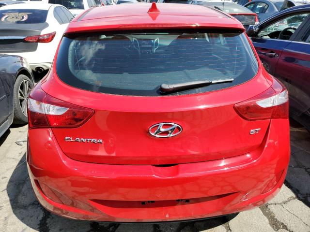 KMHD35LE4DU032053 - 2013 HYUNDAI ELANTRA GT RED photo 6