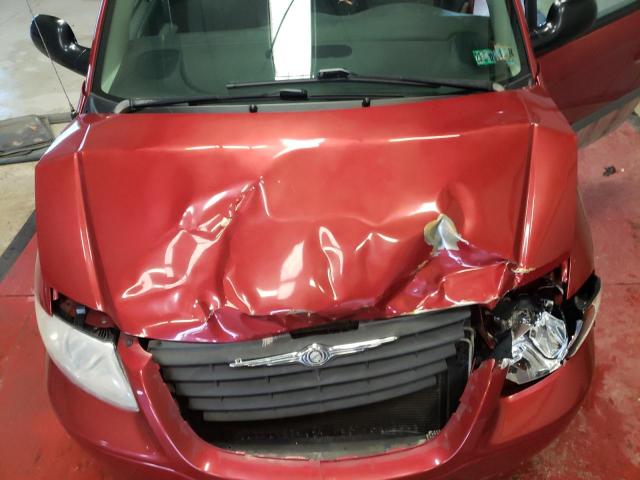 1A4GJ45RX7B200029 - 2007 CHRYSLER TOWN & COU LX RED photo 12