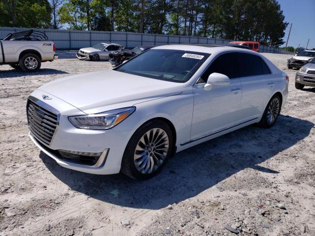 KMHG54JH1JU042422 - 2018 GENESIS G90 ULTIMATE WHITE photo 1