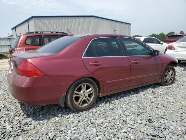 1HGCM56796A102386 - 2006 HONDA ACCORD EX RED photo 3