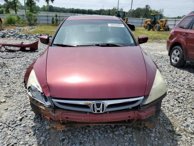 1HGCM56796A102386 - 2006 HONDA ACCORD EX RED photo 5