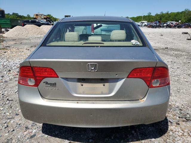 1HGFA16576L026068 - 2006 HONDA CIVIC LX TAN photo 6