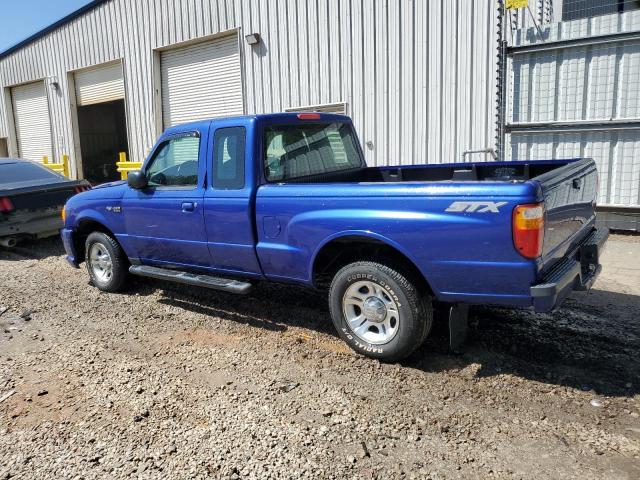 1FTYR44U85PA73712 - 2005 FORD RANGER SUPER CAB BLUE photo 2