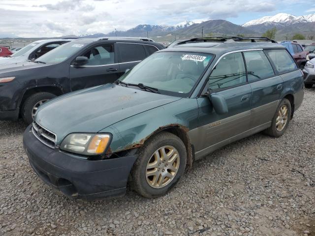 4S3BH686127661401 - 2002 SUBARU OUTBACK OUTBACK LIMITED TEAL photo 1
