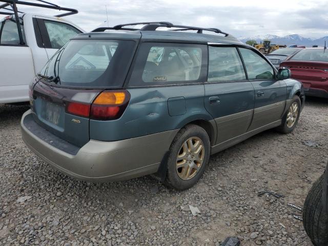 4S3BH686127661401 - 2002 SUBARU OUTBACK OUTBACK LIMITED TEAL photo 3