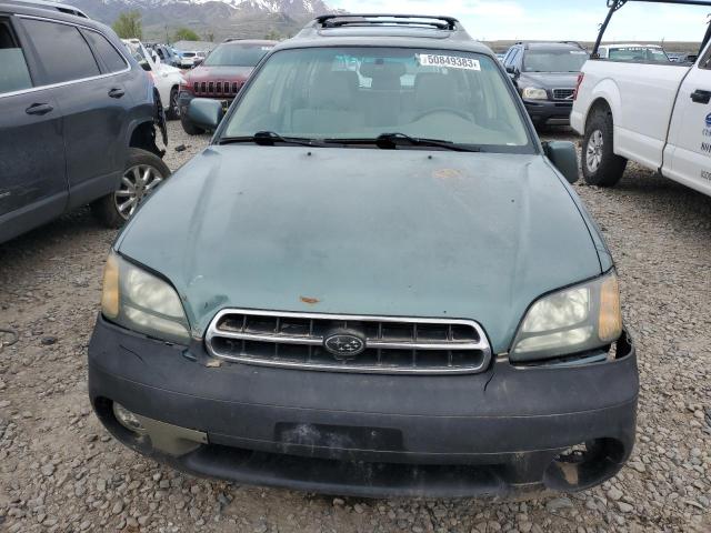 4S3BH686127661401 - 2002 SUBARU OUTBACK OUTBACK LIMITED TEAL photo 5