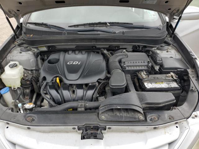 5NPEB4AC0DH676005 - 2013 HYUNDAI SONATA GLS SILVER photo 11