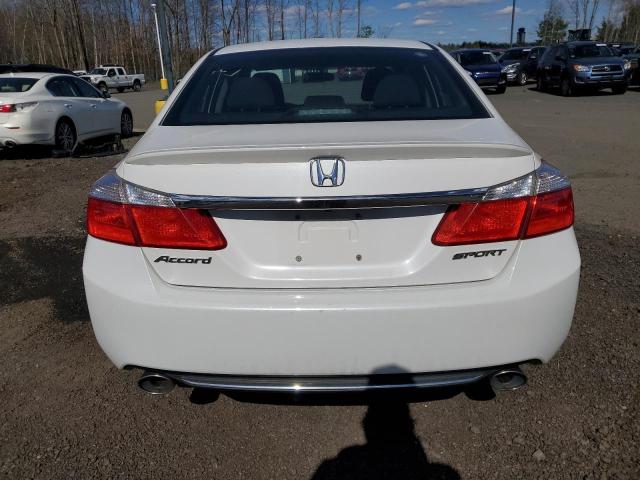 1HGCR2F54FA247110 - 2015 HONDA ACCORD SPORT WHITE photo 6