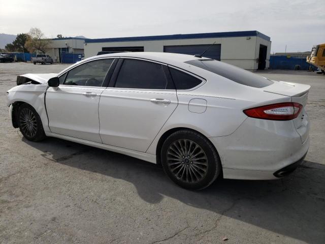 3FA6P0K99ER244874 - 2014 FORD FUSION TITANIUM WHITE photo 2