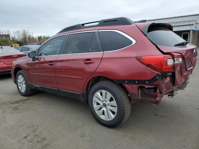 4S4BSACCXJ3243504 - 2018 SUBARU OUTBACK 2.5I PREMIUM BURGUNDY photo 2