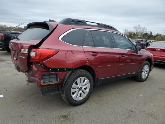 4S4BSACCXJ3243504 - 2018 SUBARU OUTBACK 2.5I PREMIUM BURGUNDY photo 3