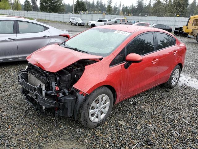 KNADM4A30D6123982 - 2013 KIA RIO LX RED photo 1