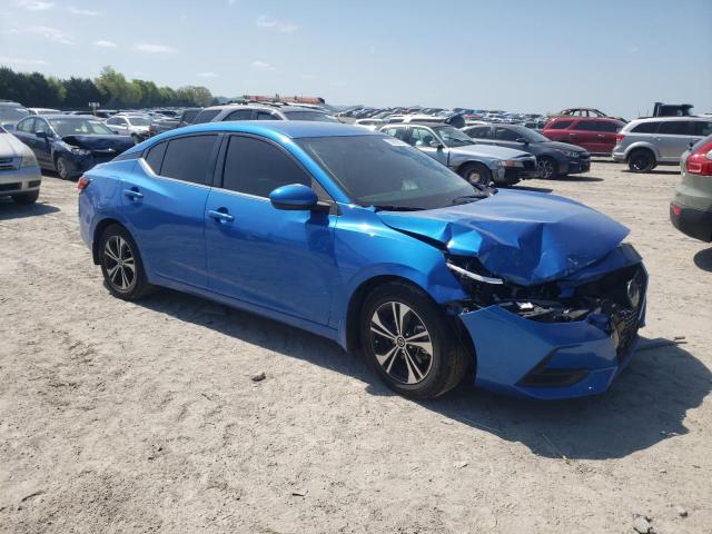 3N1AB8CV1NY205587 - 2022 NISSAN SENTRA SV BLUE photo 4