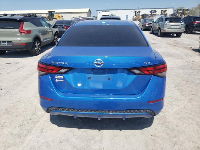 3N1AB8CV1NY205587 - 2022 NISSAN SENTRA SV BLUE photo 6