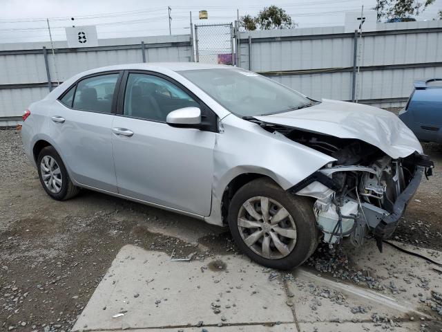 2T1BURHE3FC435448 - 2015 TOYOTA COROLLA L SILVER photo 4