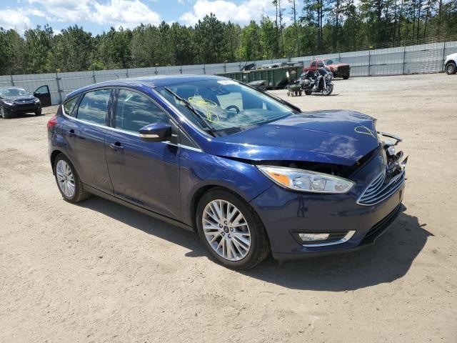 1FADP3N23HL274818 - 2017 FORD FOCUS TITANIUM BLUE photo 4