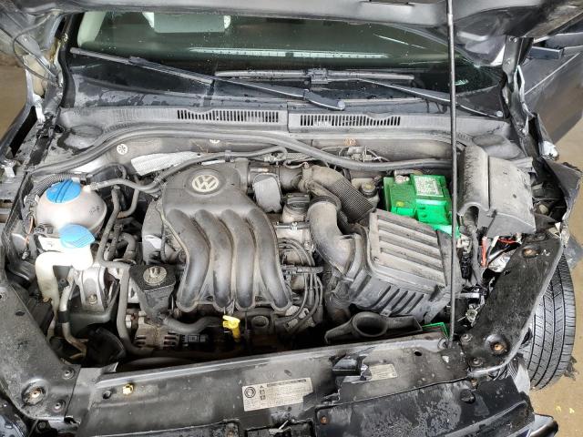 3VW2K7AJ3EM333815 - 2014 VOLKSWAGEN JETTA BASE Գրաֆիտ լուսանկար 11
