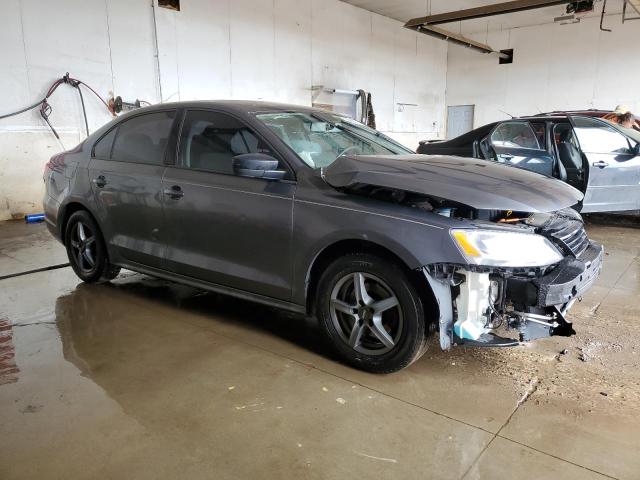 3VW2K7AJ3EM333815 - 2014 VOLKSWAGEN JETTA BASE Գրաֆիտ լուսանկար 4