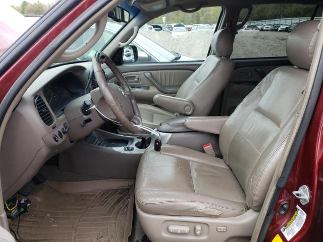 5TDBT48A27S280936 - 2007 TOYOTA SEQUOIA LIMITED RED photo 7