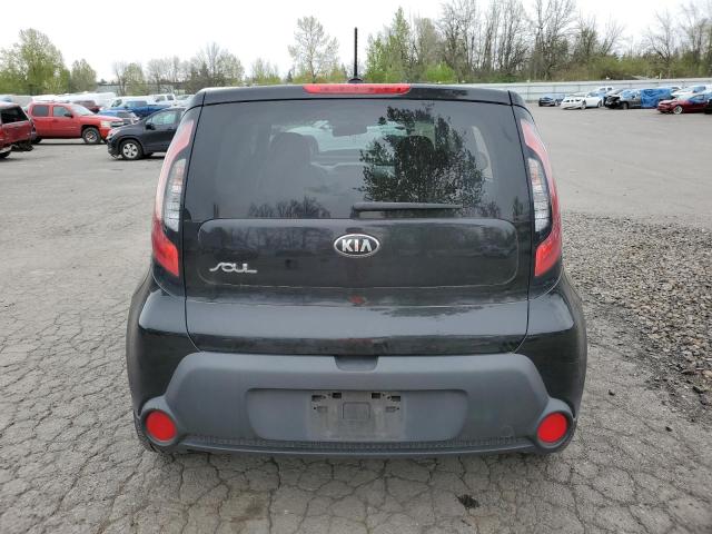 KNDJN2A25E7724461 - 2014 KIA SOUL BLACK photo 6