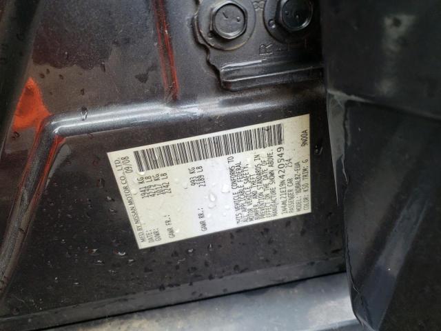 1N4AL21E19N420549 - 2009 NISSAN ALTIMA 2.5 BLACK photo 12