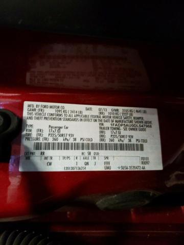 1FADP5AU0DL547968 - 2013 FORD C-MAX SE RED photo 14