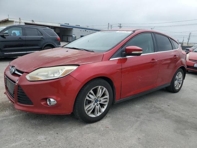 1FAHP3M21CL315507 - 2012 FORD FOCUS SEL RED photo 1