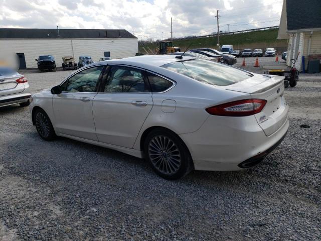 3FA6P0K97DR124778 - 2013 FORD FUSION TITANIUM WHITE photo 2