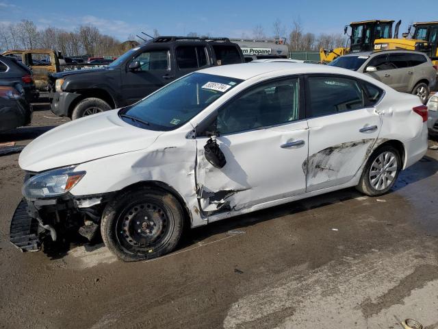 3N1AB7AP5HY396305 - 2017 NISSAN SENTRA S WHITE photo 1