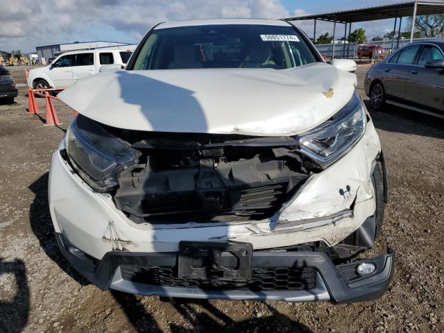 2HKRW1H51HH519276 - 2017 HONDA CR-V EX WHITE photo 5