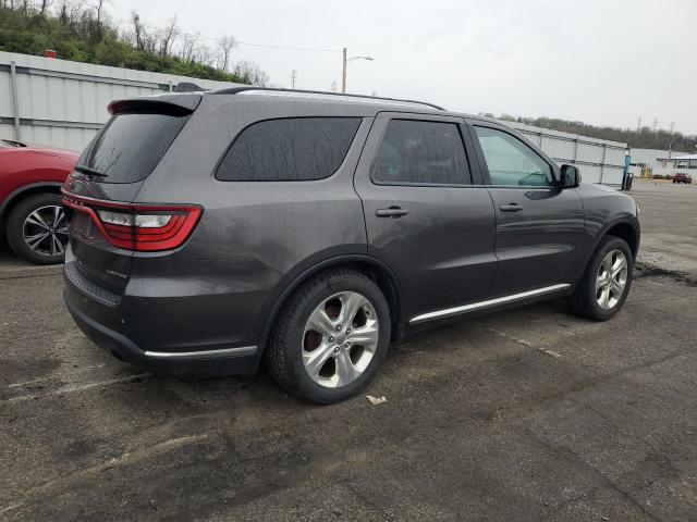 1C4RDJDG8FC101495 - 2015 DODGE DURANGO LIMITED GRAY photo 3