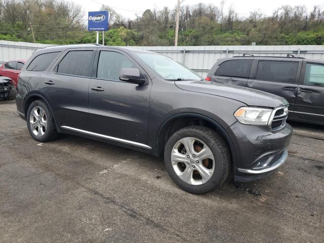 1C4RDJDG8FC101495 - 2015 DODGE DURANGO LIMITED GRAY photo 4