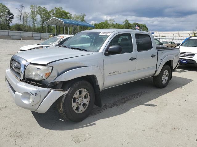 3TMJU62N49M089697 - 2009 TOYOTA TACOMA DOUBLE CAB PRERUNNER SILVER photo 1