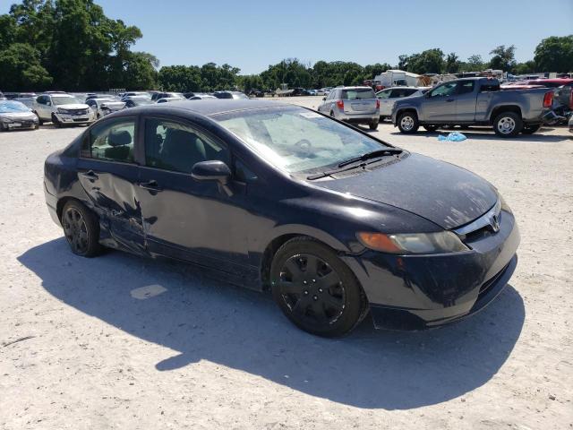 1HGFA16527L041112 - 2007 HONDA CIVIC LX BLUE photo 4