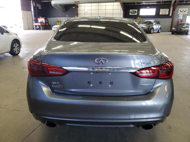 JN1EV7AR7KM591004 - 2019 INFINITI Q50 LUXE GRAY photo 6