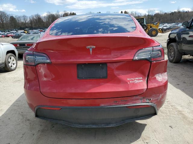 5YJYGDEE6LF014193 - 2020 TESLA MODEL Y RED photo 6