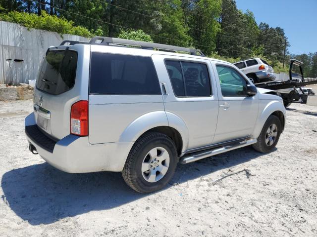 5N1AR1NN1BC612712 - 2011 NISSAN PATHFINDER S SILVER photo 3