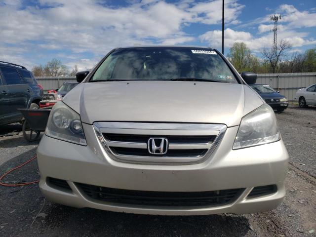 5FNRL38237B030210 - 2007 HONDA ODYSSEY LX BEIGE photo 5