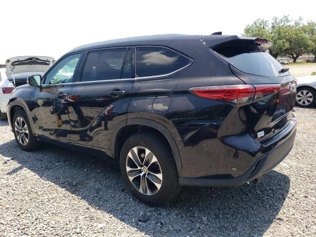 5TDGZRBH0MS100839 - 2021 TOYOTA HIGHLANDER XLE BLACK photo 2